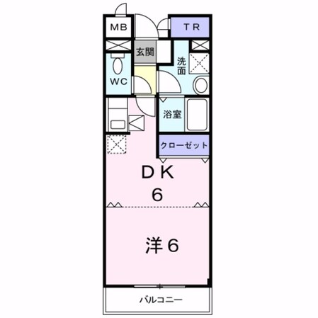 フォンテーヌ　南館の物件間取画像